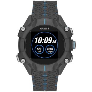 Guess Gray Resin Sport Watch