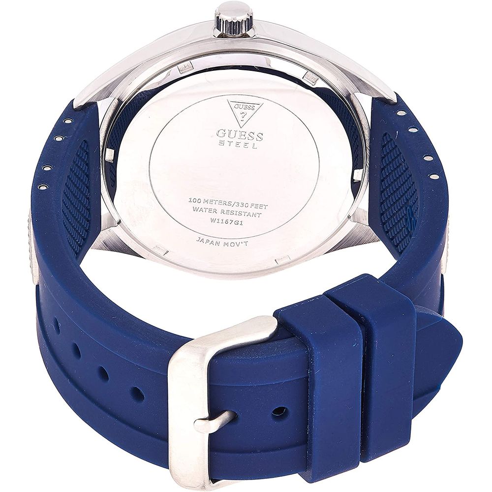 Guess Blue Synthetic Sport Watch - Image 2