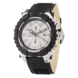 Timberland Black Leather Sport Watch