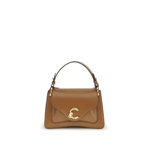 Coccinelle Brown Calf Leather Bos Taurus Handbag