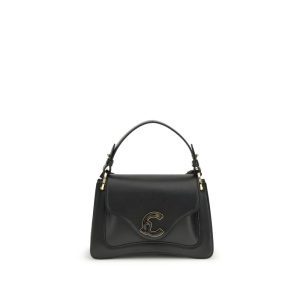 Coccinelle Black Calf Leather Bos Taurus Shoulder Bag