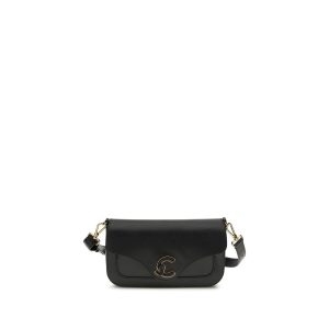 Coccinelle Black Calf Leather Bos Taurus Shoulder Bag