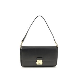 Coccinelle Black Calf Leather Bos Taurus Shoulder Bag