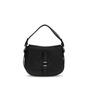 Coccinelle Black Calf Leather Bos Taurus Shoulder Bag