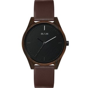 MAM Brown Leather Dress Watch