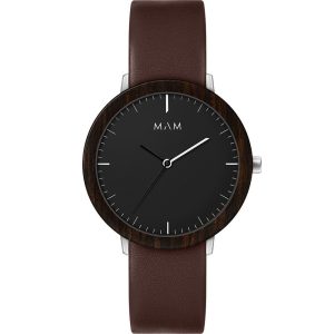 MAM Brown Leather Dress Watch