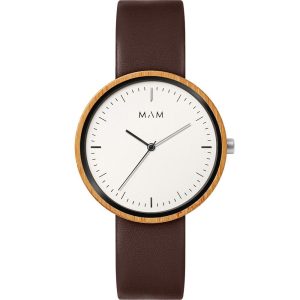 MAM Brown Leather Dress Watch