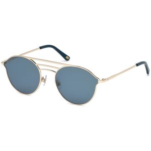 WEB EYEWEAR Gold Metal Sunglasses