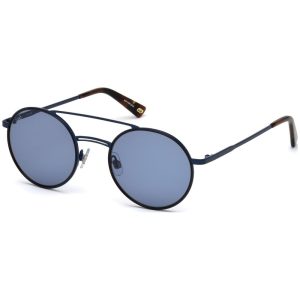 WEB EYEWEAR Blue Metal Sunglasses