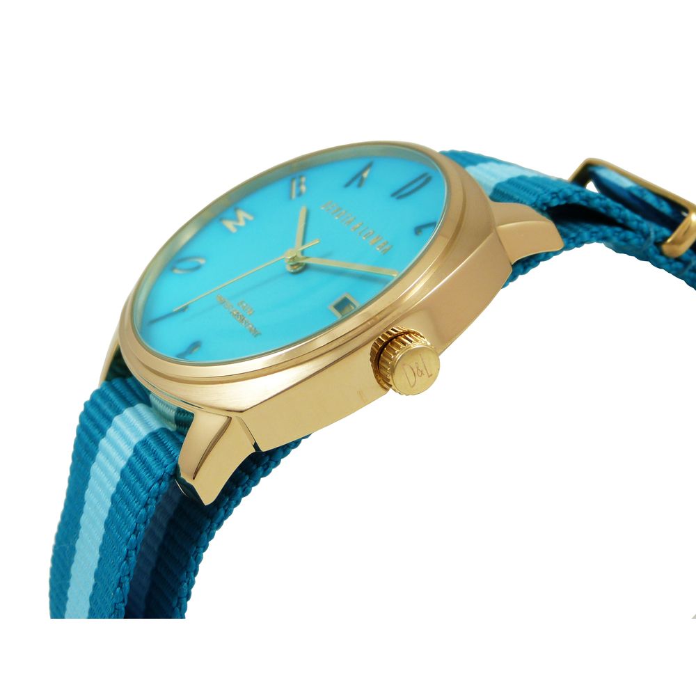 DEVOTA & LOMBA Blue Nylon Dress Watch - Image 2
