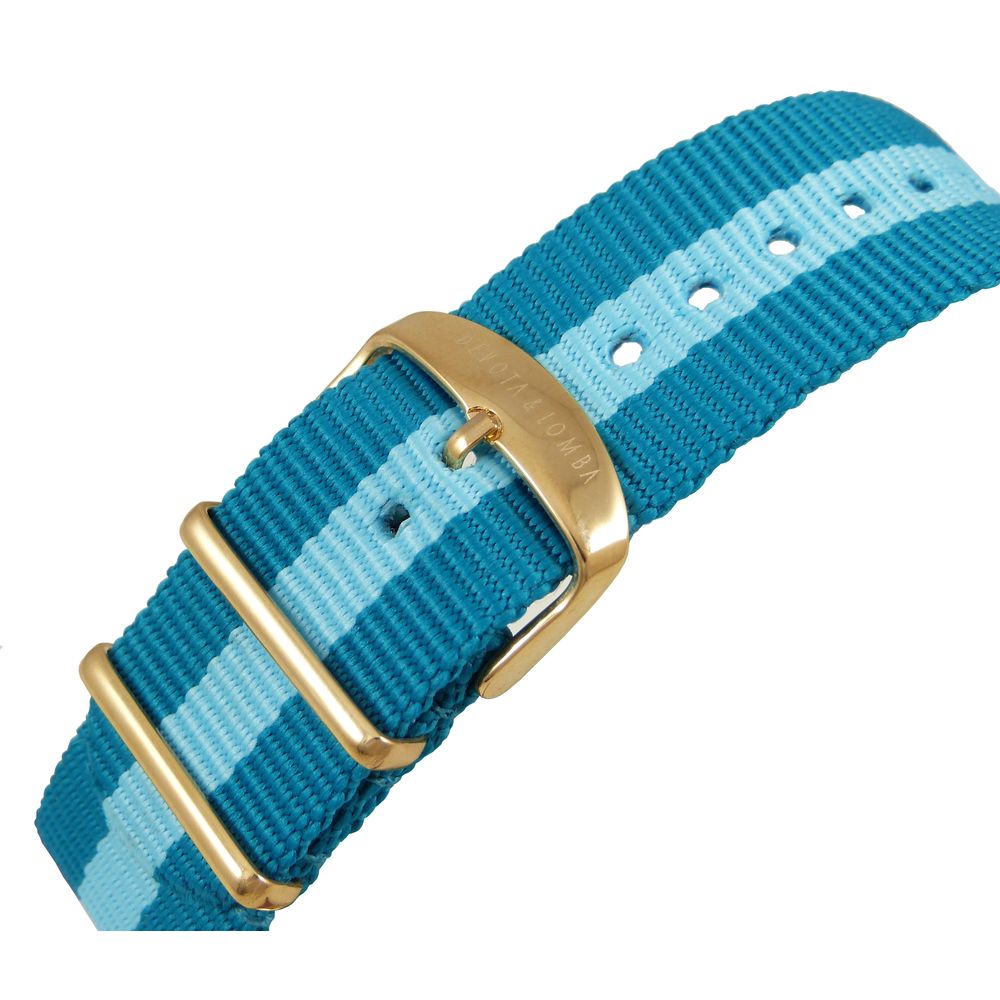 DEVOTA & LOMBA Blue Nylon Dress Watch - Image 3