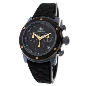 GLAM ROCK Black Synthetic Sport Watch