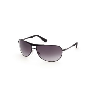 WEB EYEWEAR Black Metal Sunglasses