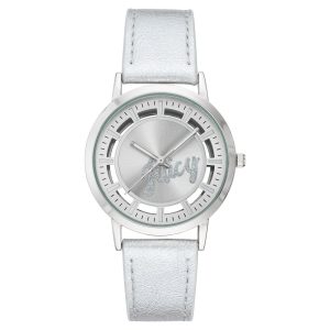 Juicy Couture Silver Plastic Dress Watch
