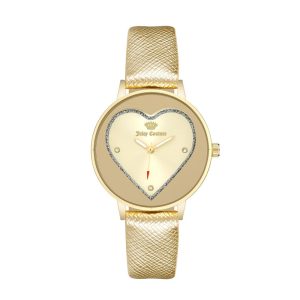 Juicy Couture Gold Plastic Dress Watch