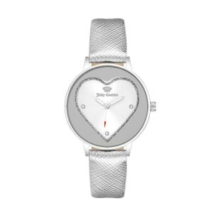 Juicy Couture Silver Plastic Dress Watch