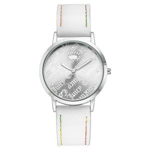 Juicy Couture White Plastic Dress Watch