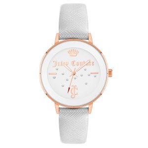 Juicy Couture White Plastic Dress Watch
