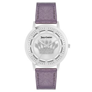 Juicy Couture Purple Plastic Dress Watch