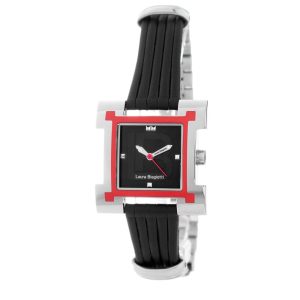 Laura Biagiotti Black Leather Lining Dress Watch