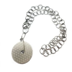 GC Silver Stainless Steel Necklace