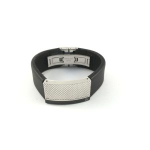 GC Black Stainless Steel Bracelet