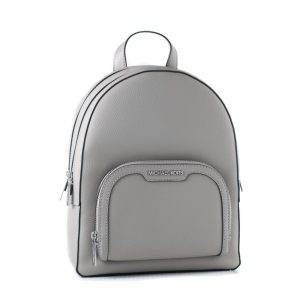 Michael Kors Gray Leather Backpack