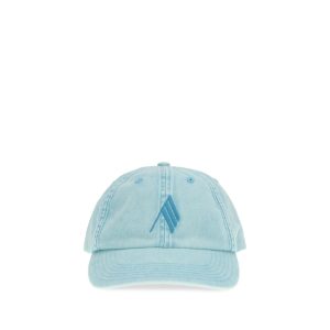 The Attico Blue Cotton Cap (Baseball Hat)