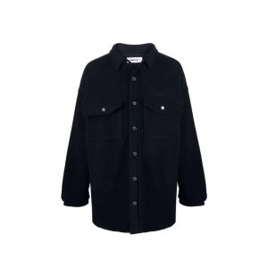 Ambush Blue Marabou Coat