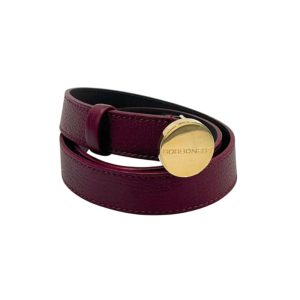 Borbonese Red Genuine Leather Women's Belt