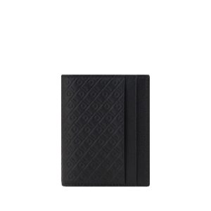 Ferragamo Black Calf Leather Bos Taurus Wallet