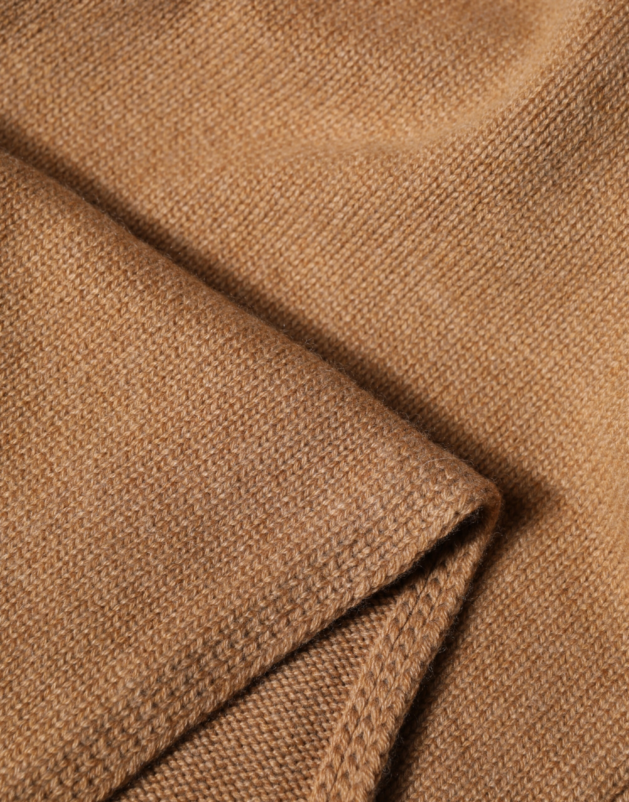 Dolce & Gabbana Brown Cashmere Knitted Foulard 207cm x 29cm Men Scarf - Image 4