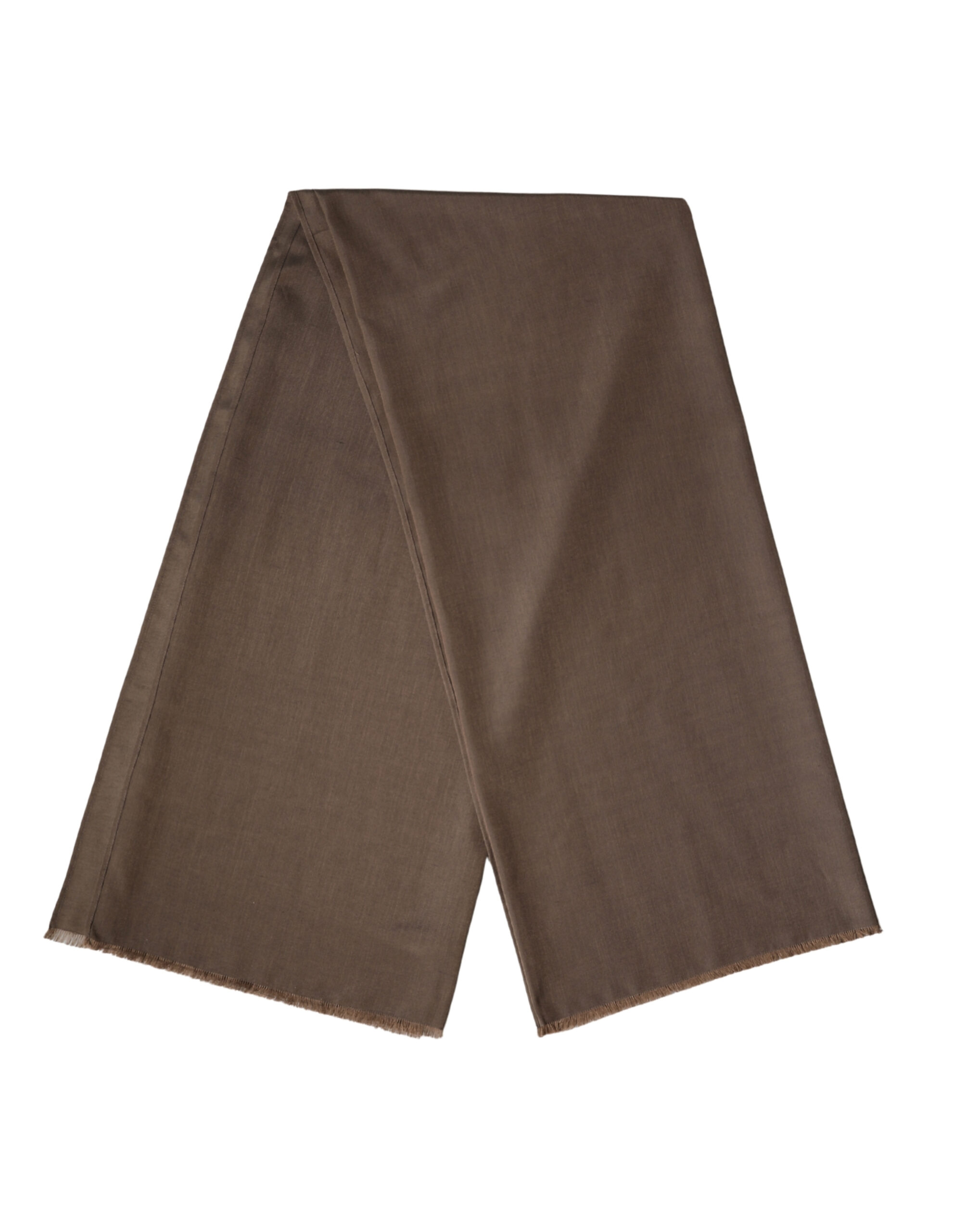 Dolce & Gabbana Brown Polyester Neck Warmer Shawl 185cm x 165cm Men Scarf - Image 2