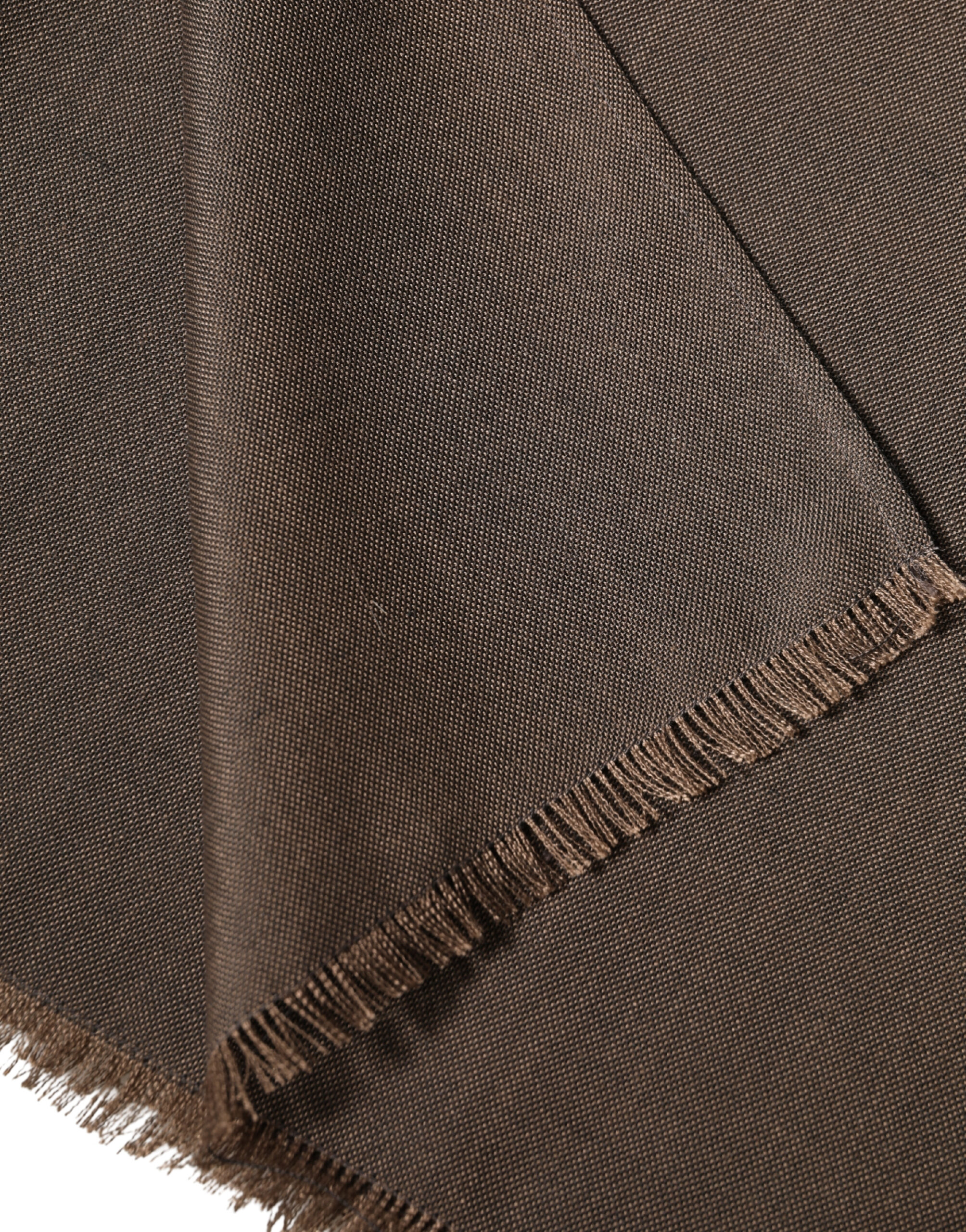 Dolce & Gabbana Brown Polyester Neck Warmer Shawl 185cm x 165cm Men Scarf - Image 3