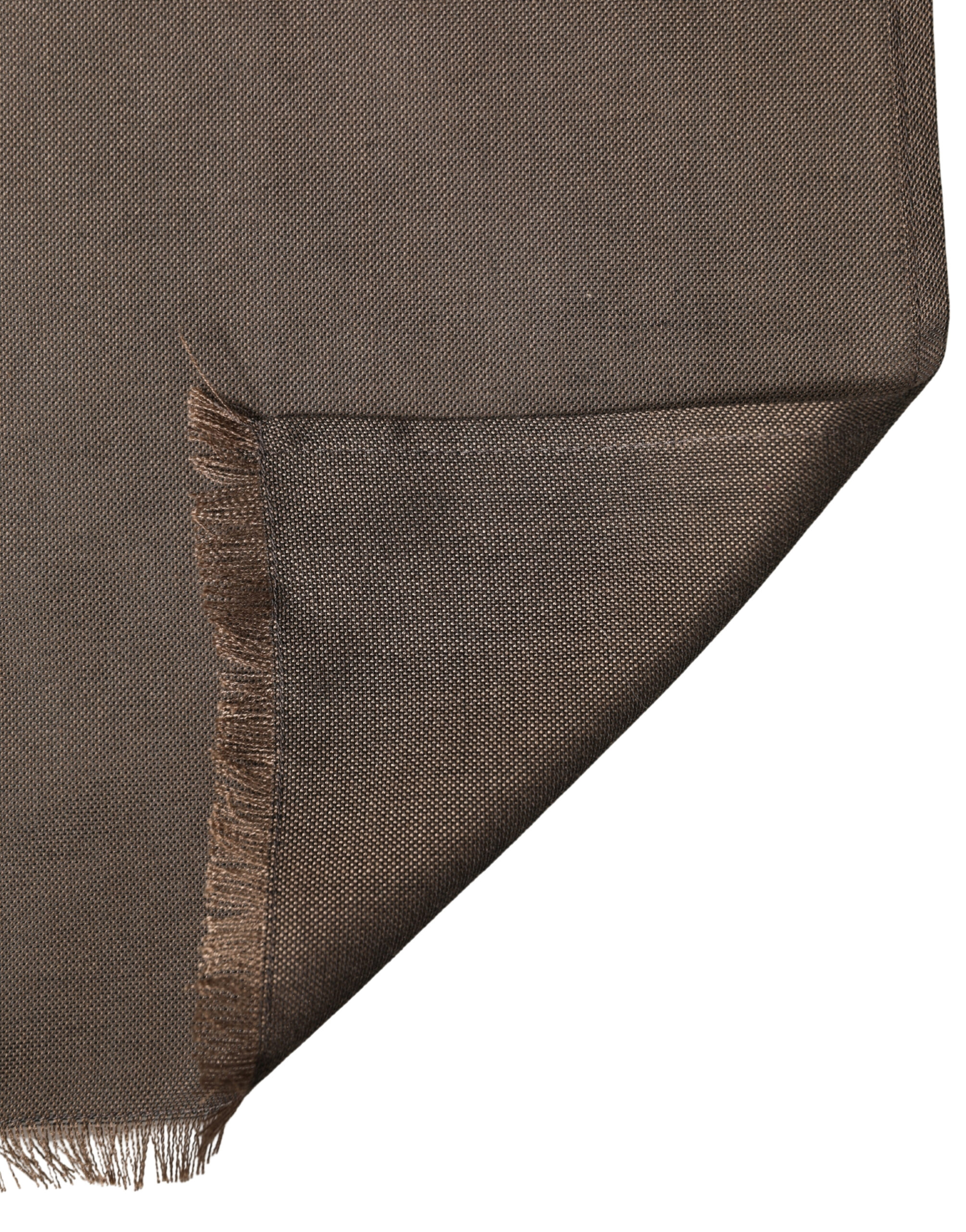 Dolce & Gabbana Brown Polyester Neck Warmer Shawl 185cm x 165cm Men Scarf - Image 5