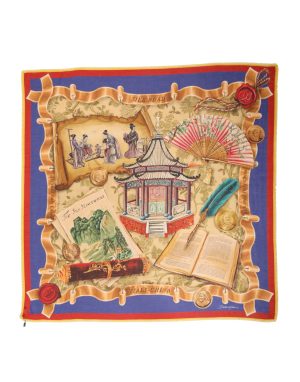 Dolce & Gabbana Multicolor Italy China Shawl Wrap 140cm x 130cm  Scarf