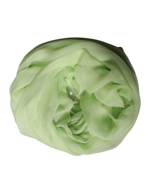 Dolce & Gabbana Light Green Silk Neck Wrap Stole 200cm x 134cm Scarf