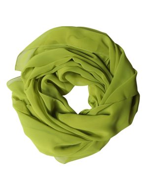 Dolce & Gabbana Yellow Green Neck Wrap Shawl Foulard 131cm x 99.5cm Scarf
