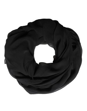 Dolce & Gabbana Black Silk Neck Wrap Shawl Stole 167cm x 126cm Scarf