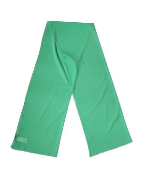 Dolce & Gabbana Green Silk Neck Wrap Shawl Stole 200cm x 64cm  Scarf