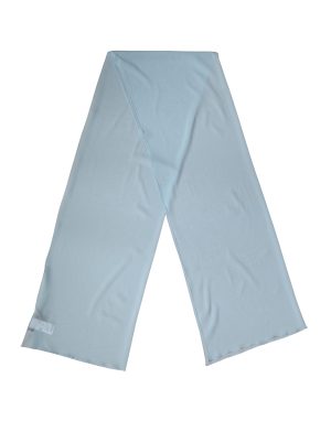 Dolce & Gabbana Light Blue Silk Neck Wrap Shawl Stole 200cm x 64cm  Scarf