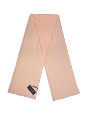 Dolce & Gabbana Peach Silk Neck Wrap Shawl Women Stole 200cm x 64cm  Scarf