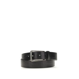 Brunello Cucinelli Black Calf Leather Bos Taurus Regular Belt