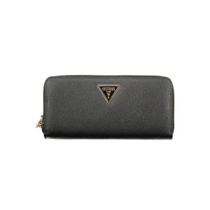 Guess Jeans Black Polyurethane Women Wallet