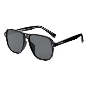 Bobroff Black Acetate Sunglasses