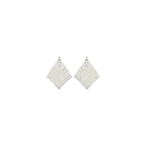 Rabanne Silver Brass Earrings