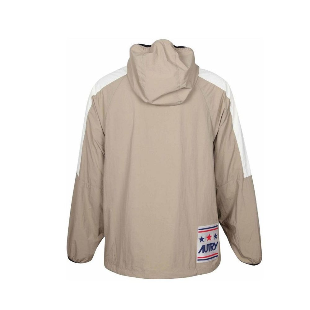 Autry Beige Nylon Shell Jacket - Image 2