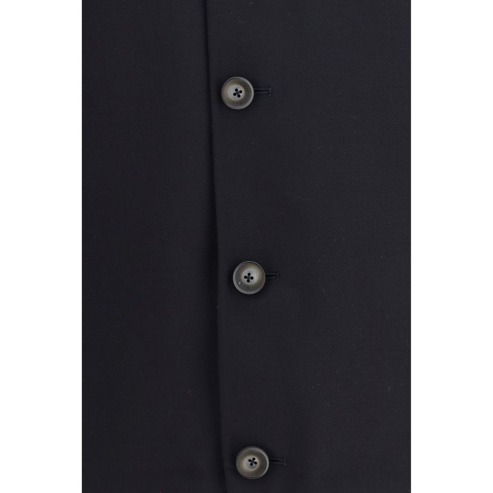 Herno Blue Elastane Coat - Image 3