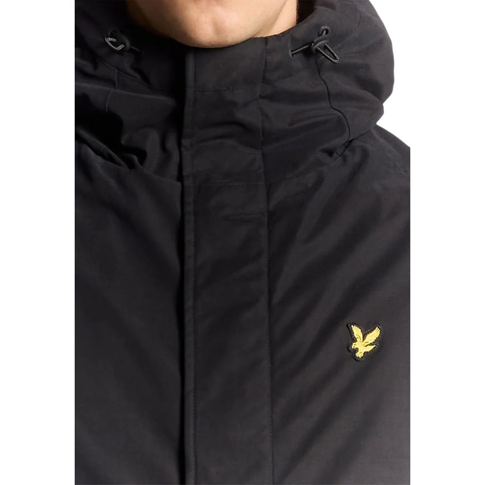 Lyle & Scott Black Polyester Parka - Image 4