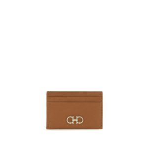 Ferragamo Brown Calf Leather Bos Taurus Wallet